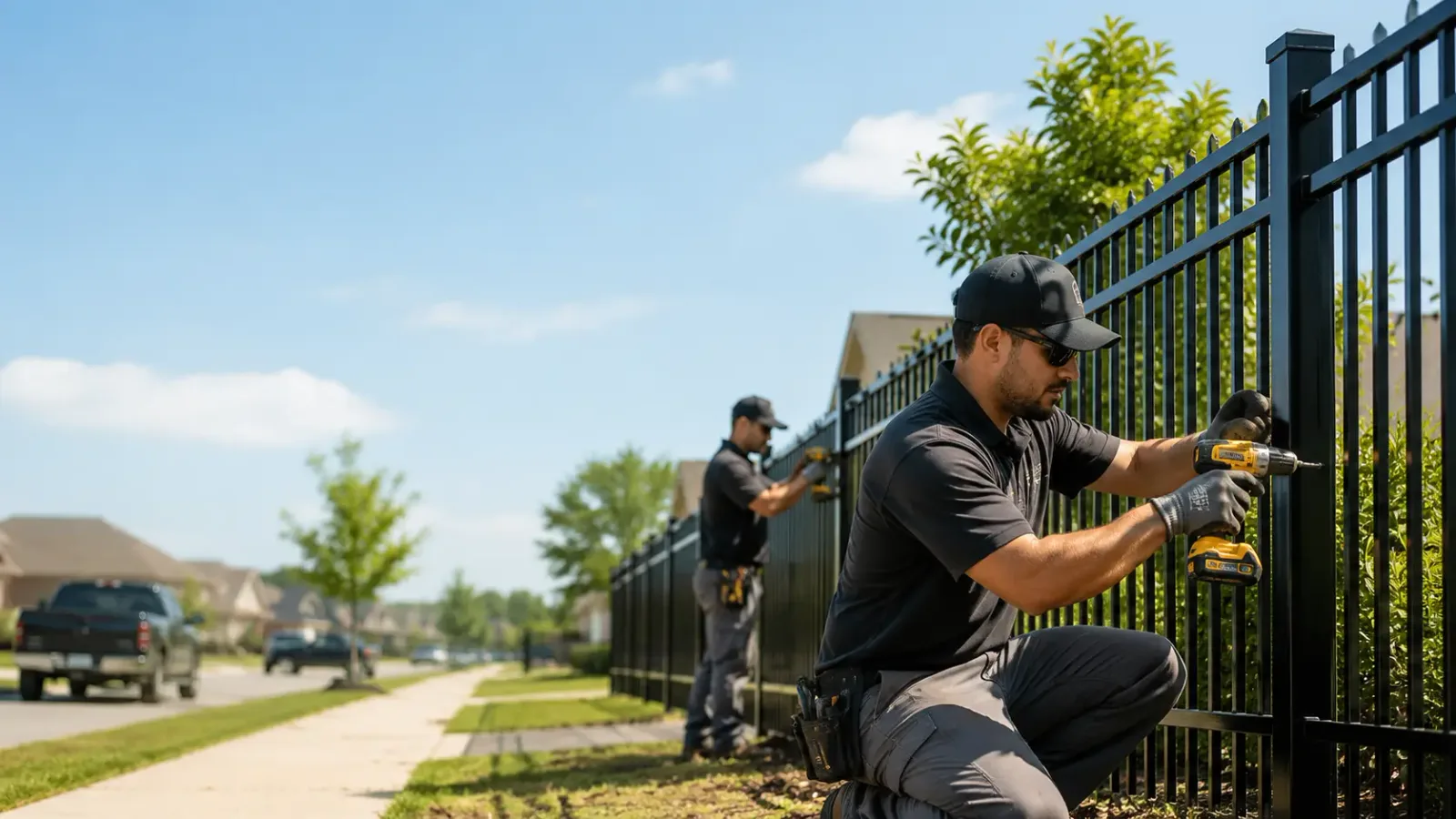 Metal Fence Installation in Viola, IL